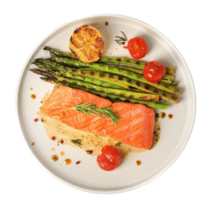 Baked Salmon with Asparagus